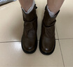 達芙妮美拉德棕色新疆靴子女短靴2025新款褲管靴草原沙漠穿搭夏季馬丁靴 棕色【短筒款】 36 曬單實(shí)拍圖