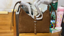 CHARLES&KEITH25秋新品復(fù)古雙肩帶鉚釘簡約腋下包七夕禮物CK2-20782708-1 Sienna Brown赭石棕 S 曬單實(shí)拍圖