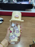 babycare兒童水杯夏季吸管杯學(xué)飲杯免擰戶外運(yùn)動直飲幼兒園上學(xué)水壺-黃色 曬單實(shí)拍圖