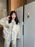 貓人珊瑚絨女士睡衣秋冬季2025年新款加絨加厚卡通法蘭絨冬天家居服 QY-R-23576 【珊瑚絨 超暖和】 L （高160-165cm重100-120斤） 曬單實(shí)拍圖