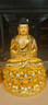 圓通釋迦牟尼佛像臺灣銅貼金藥師佛阿彌陀佛佛像擺件 釋迦佛/尊 30厘米 曬單實拍圖