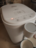 美的（Midea）電熱水瓶燒水壺保溫一體機 玻璃內膽無(wú)異味 智能恒溫 精準調溫控溫 沖奶神器 5L大容量50E-10G 曬單實(shí)拍圖