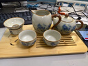 茶藝貴族千里江山汝窯茶壺9頭帶盤(pán)旅行茶具套裝高檔功夫便攜式戶(hù)外 曬單實(shí)拍圖