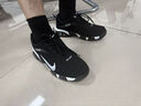 NK@AIR品牌男鞋秋冬季運動鞋增高透氣防臭防滑減震氣墊跑步鞋百搭老爹鞋 N-996黑白【防水皮面】 42 (260mm) 曬單實拍圖