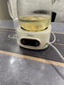 美的（Midea）花漾0膠水全玻璃全自動養(yǎng)生壺 辦公室多功能煮茶壺 燒水壺恒溫電熱水壺煮茶器花茶壺1L YS10B101 曬單實(shí)拍圖