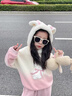 G.DUCKKIDS小黃鴨童裝女童套裝秋冬季2024新款兒童運(yùn)動(dòng)套裝一歲寶寶衣服冬季 粉色 90 建議1~2歲【 80-90cm】cm 曬單實(shí)拍圖
