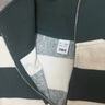森馬（Semir）衛衣女冬半拉鏈立領(lǐng)小狗oversize條紋抓絨套頭衫疊穿101724116003 曬單實(shí)拍圖