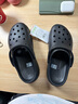 卡駱馳（crocs）經(jīng)典云朵Clog女沙灘洞洞鞋涼拖鞋206750 206750-001  37  曬單實(shí)拍圖