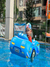 swimbobo兒童游泳圈坐圈寶寶戶外坐艇小孩玩水座圈泳圈兒童游泳裝備K2016 曬單實拍圖