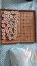 紫湖中國象棋加厚櫸木套裝實木便攜式棋盤家用50號雕花象棋玩具送長輩 曬單實拍圖