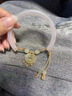 MEXNIA奢侈品飾品平安鎖瑪瑙手鐲女生和田玉髓生日禮物送老婆 平安鎖手鐲 曬單實(shí)拍圖