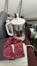 西摩西摩小型便攜煮茶器旅行壺家用出差辦公室迷你蒸煮茶機(jī)玻璃養(yǎng)生壺 白色 曬單實(shí)拍圖