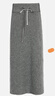 COCOBELLA格雷灰色100%羊毛設計感通勤半身裙女高腰直筒裙HS3145 知性灰 L 曬單實(shí)拍圖