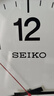 SEIKO精工時鐘時尚鐘表客廳臥室掃秒家用16英寸42cm大掛鐘 曬單實(shí)拍圖