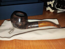 沙芬（SAVINELLI）手工煙斗石楠木673牛頭犬進(jìn)口男士過(guò)濾煙嘴煙斗厚斗壁 七夕送男友 【673斗型 大口徑 雪茄V草斗】 曬單實(shí)拍圖