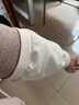 JIOESC羽絨服套袖女防臟隱形專(zhuān)用秋冬季辦公室工作寬松短款套袖白色護袖 【奶白色】羽絨服袖套 均碼（成人兒童都可用） 曬單實(shí)拍圖