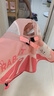 卡爾美（KELME）兒童防曬帽遮陽帽男女童防紫外線披風(fēng)大帽檐夏季海邊沙灘太陽帽子 曬單實(shí)拍圖