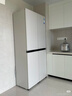 美的（Midea）首創(chuàng)45cm超薄嵌入餐邊柜家用客廳冰箱左餐右廚大容量底部散熱十字四開門國家補貼BCD-427WUSGPZM 曬單實拍圖