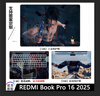 啟萊 紅米R(shí)EDMI Book 16 2025款貼紙16英寸電腦貼膜小米Z3725筆記本機(jī)身外殼全套保護(hù)膜 圖案定制：聯(lián)系客服 五件套：ACD面+藍(lán)光鋼化膜+鍵盤(pán)膜 曬單實(shí)拍圖