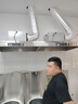 德柏麥 DEMETRIO【支持上門(mén)安裝】商用油煙機抽油煙凈化器一體機不銹鋼油煙罩農村柴火灶土灶飯店廚房食堂炸雞環(huán)保 100*80*47cm（1200瓦單風(fēng)機） 自行安裝【旗艦款式】 曬單實(shí)拍圖