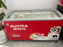 澳柯瑪516升商用臥式冷凍柜雪糕柜弧形大容量展示柜冰柜商超玻璃門海鮮凍品一級(jí)能效 零下28度 SD-516CG  曬單實(shí)拍圖