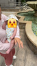 哈尼天空新生嬰兒遮陽(yáng)帽夏季薄款小月齡嬰幼兒帽子寶寶防曬太陽(yáng)帽 曬單實(shí)拍圖