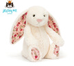 Jellycat花布邦尼兔動物毛絨玩偶兔子玩偶兒童禮物娃娃教師節(jié)生日禮物 白芮（乳白色） Medium 曬單實拍圖
