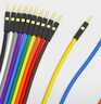 炬信（JUXIN）30根加粗杜邦線(xiàn)28支銅鍍金杜邦電子彩排線(xiàn)23AWG PCB面包板電子跳線(xiàn) 公公+公母+母母各10P 20CM 曬單實(shí)拍圖