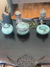 石茗堂中式黑檀木茶臺功夫茶具套裝全自動上燒水壺電器一體整塊實木茶盤 09款 曬單實拍圖