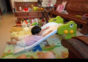 babycare兒童滑梯可折疊收納家用加厚室內(nèi)寶寶游樂場滑滑梯 曬單實拍圖