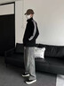 貓人休閑牛仔褲子男夏季美式彎刀春秋款直筒闊腿工裝寬松條紋復(fù)古長(zhǎng)褲 G1106復(fù)古藍(lán) XL 曬單實(shí)拍圖