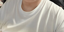 MUJI男式 棉混抗菌 短袖T恤 男士男款 25年夏季  FA15CC5S 白色 M (170/92A) 曬單實(shí)拍圖