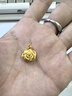 周生生黃金吊墜 玫瑰花 足金掛墜女 不含項鏈78715P計價(jià)3.45克 曬單實(shí)拍圖