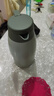蘇泊爾（SUPOR）家用真空保溫瓶暖水壺瓶大容量熱開(kāi)水瓶壺304不銹鋼2.0L薄荷綠 曬單實(shí)拍圖
