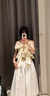UR2025春季新款女時尚設計感短款立體蝴蝶結吊帶衫UYU250057 米白 XL 曬單實拍圖
