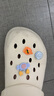 名創(chuàng  )優(yōu)品（MINISO）洞洞鞋男女夏季外穿涼鞋防滑厚底踩屎感包頭涼拖鞋 卡其+海洋星星 曬單實(shí)拍圖