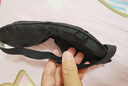 TA真絲眼罩桑蠶絲睡眠遮光透氣男女士通用午睡覺(jué)舒適夏日冰涼感黑色 曬單實(shí)拍圖