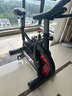 汗馬 【智能游戲APP】動(dòng)感單車家用運(yùn)動(dòng)器材健身車室內(nèi)腳踏自行車 彈簧減震+加大車架+飛輪全包黑 曬單實(shí)拍圖