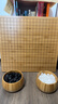 云子圍棋B型單面凸新云子 國寶新云子 楠竹棋盤(pán)棋罐圍棋套裝 贈象棋 曬單實(shí)拍圖