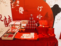 帕絲特【新娘禮服】蕾絲復古中式旗袍結婚訂婚喜慶回門(mén)禮服裙紅色2XL 曬單實(shí)拍圖