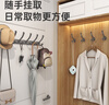 YWEEL隱形掛鉤門(mén)后掛衣架玄關(guān)試衣間大衣服帽子衛生間壁掛浴室墻上掛鉤 曬單實(shí)拍圖