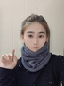輪跡天涯圍脖冬季男保暖脖套女加絨加厚防寒面罩騎行防風(fēng)保暖護臉護頸圍巾 冬季保暖圍脖-灰色 曬單實(shí)拍圖