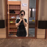 恬飾泳衣女款游泳沙灘獨立平角褲兩件套休閑保守顯瘦遮肉遮肚溫泉泳衣 泳衣女【黑搭粉】 均碼 【建議80-115斤】 曬單實拍圖