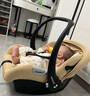 bebelock嬰兒提籃式汽車(chē)兒童安全座椅新生兒寶寶睡籃車(chē)載便攜搖籃i-Size 香檳金【i-Size認證】 曬單實(shí)拍圖