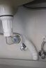 恒潔（HEGII）洗手盆下水器 面盆下水管衛生間防堵防漏帶溢水口套裝HMX250-WS 曬單實(shí)拍圖