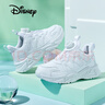 迪士尼（Disney）兒童跑步鞋男女童戶(hù)外秋冬小白鞋中大童透氣運動(dòng)鞋 319革面  31  曬單實(shí)拍圖