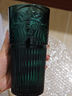 星巴克（Starbucks）墨綠色女神款玻璃杯550ml吸管杯辦公室復(fù)古冷水杯七夕禮物 曬單實(shí)拍圖