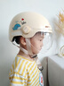 GERTHRON德國頭盔電動(dòng)車(chē)女3c認證安全盔兒童3-6-12歲自行車(chē)輪滑四季通用 卡其鯨魚(yú)3-16歲【透明短鏡】 曬單實(shí)拍圖