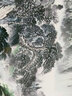 客廳裝飾畫(huà)山水風(fēng)景掛畫(huà)新中式沙發(fā)背景墻畫(huà)中堂壁畫(huà)辦公室字畫(huà) 紫氣東來(lái) 140*60cm【藝術(shù)晶瓷畫(huà)+鋁合金邊框】 默認(rèn)發(fā)圖片顏色框，需要其他顏色請(qǐng)下單備注 曬單實(shí)拍圖