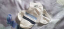 銳步（Reebok）襪子男夏季短筒船襪運(yùn)動(dòng)襪休閑款透氣吸汗防臭耐磨棉襪四季通用 白色 （2雙裝） 均碼 曬單實(shí)拍圖